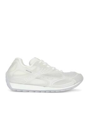 Bottega Veneta Orbit Sneaker All-White Mesh Runner Sneakers